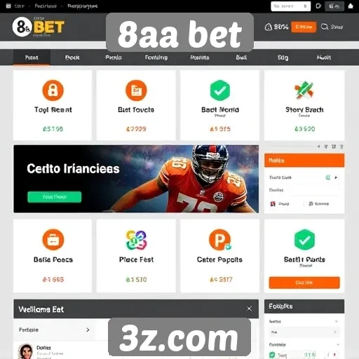 Análise das funcionalidades do site 8aa bet