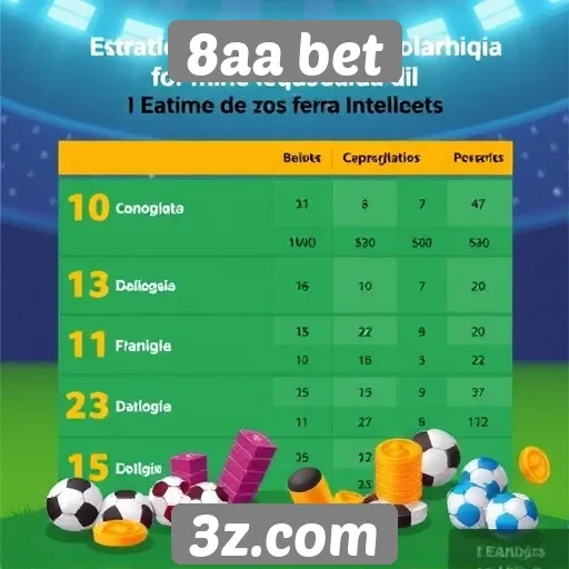 Estratégias de apostas populares entre os usuários do 8aa bet