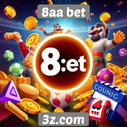 Variedade de jogos disponíveis na plataforma 8aa bet